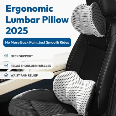 Car Lumbar Pillow – Low Back Pain Relief for Car Drivers